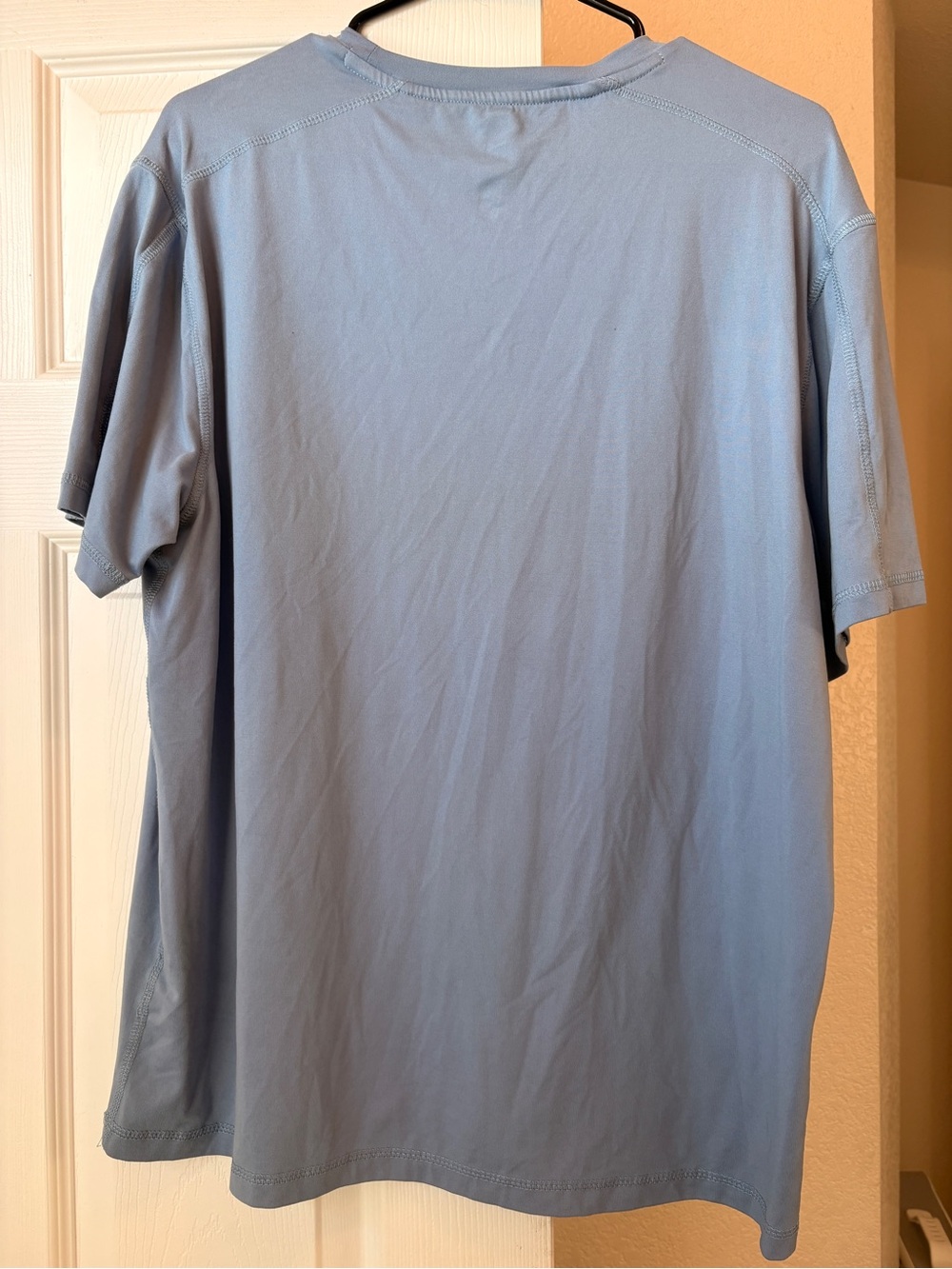 Light Blue Men’s Performance Tee - Picture 2 of 2